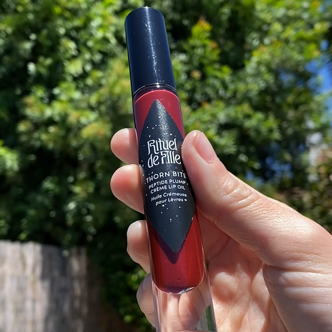 Rose Fruit | Thorn Bite Peptide Plump Crème Lip Oil - Rituel de Fille