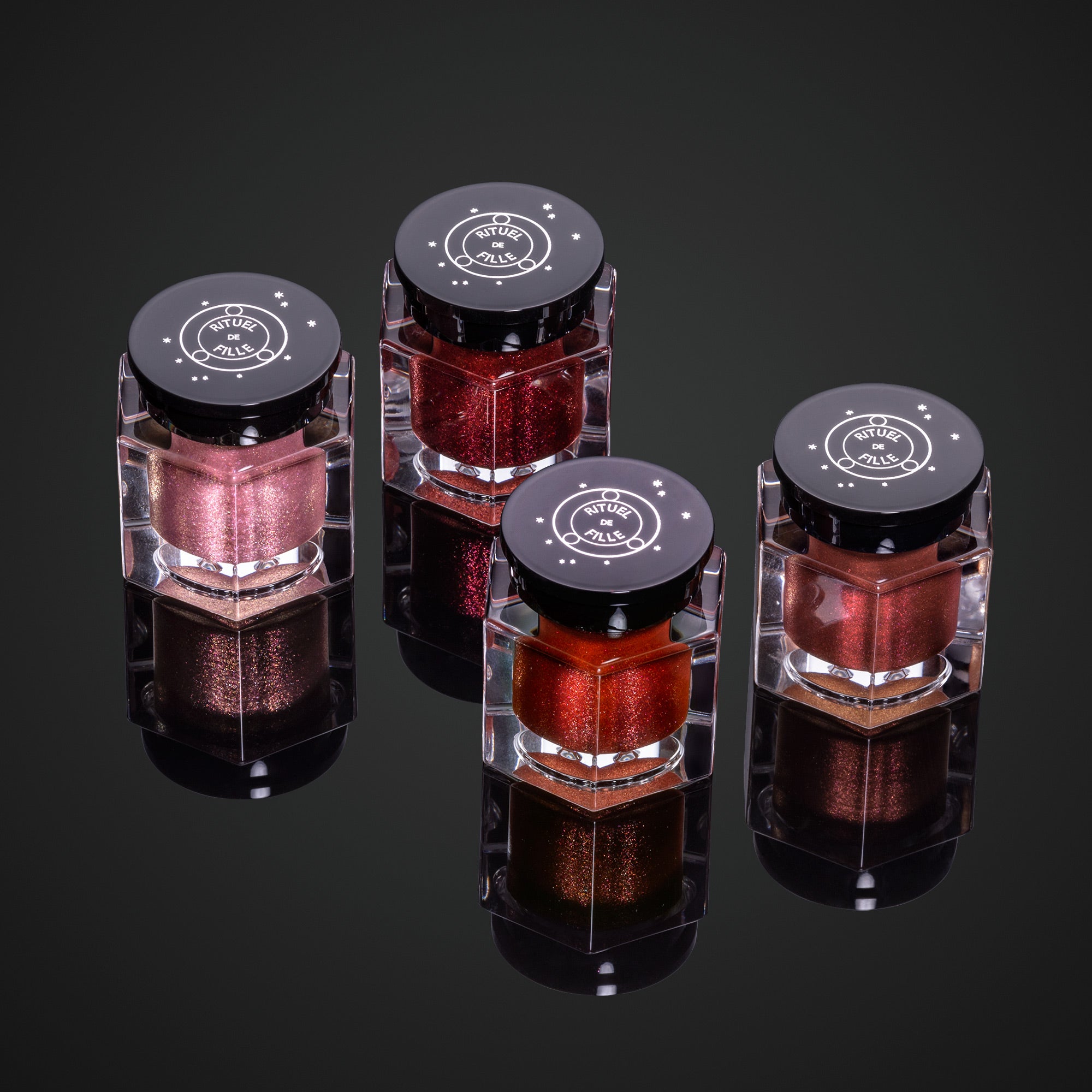 Color Set: Red Star (4 Shades) | Celestial Sphere Gelée Eye Gloss - Rituel de Fille