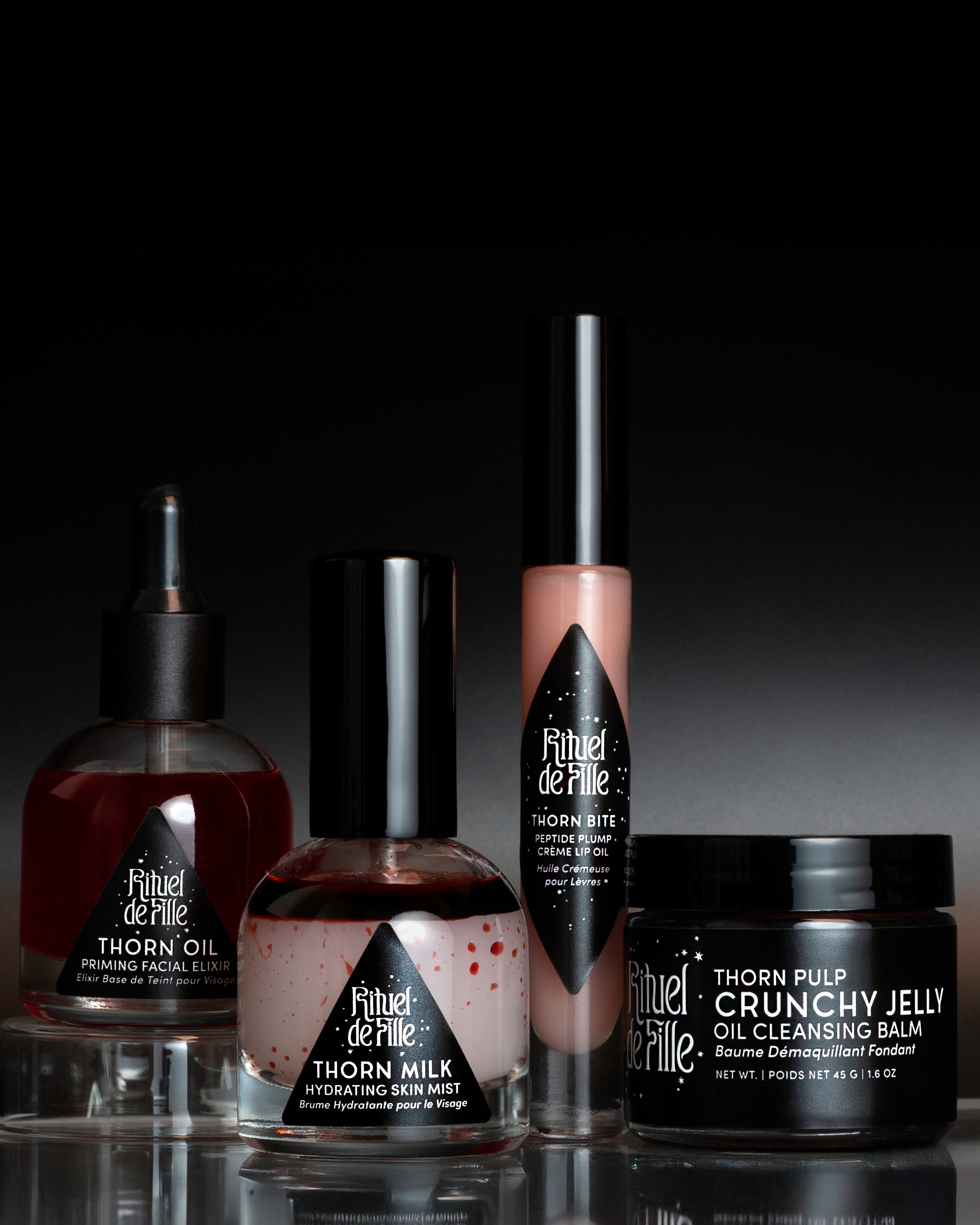Thorn Potions Moisturizing Primer, Skin Mist, Cleanser, and Lip