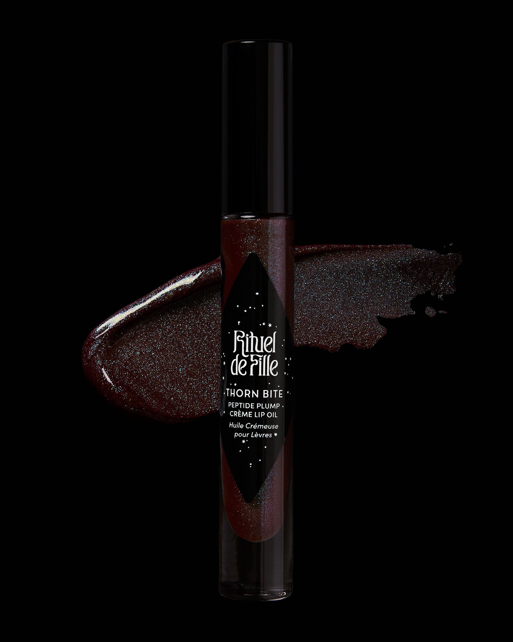Thorn Bite Peptide Plump Crème Lip Oil: Midnight Glow