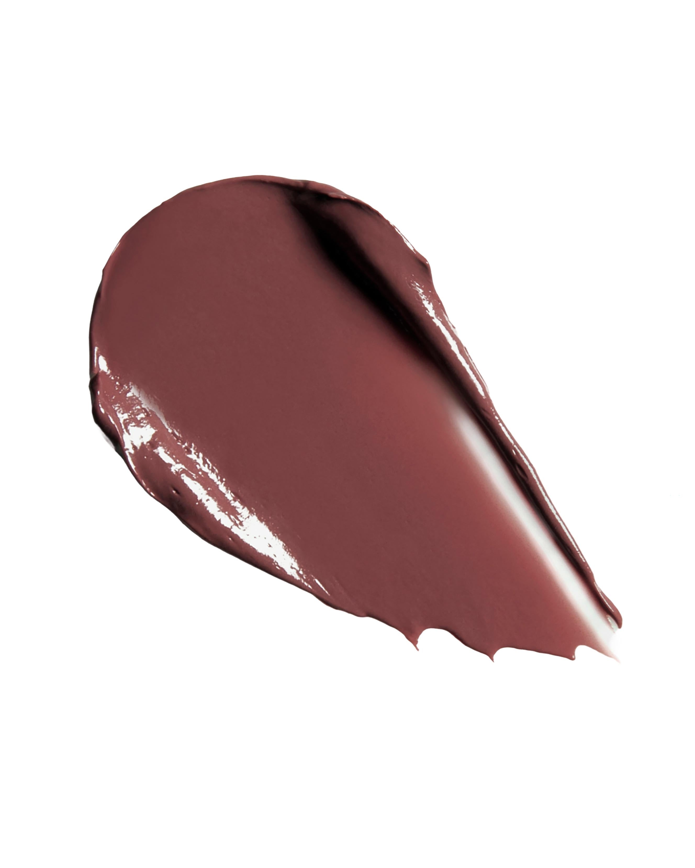 Nude pink makeup swatch on a white background