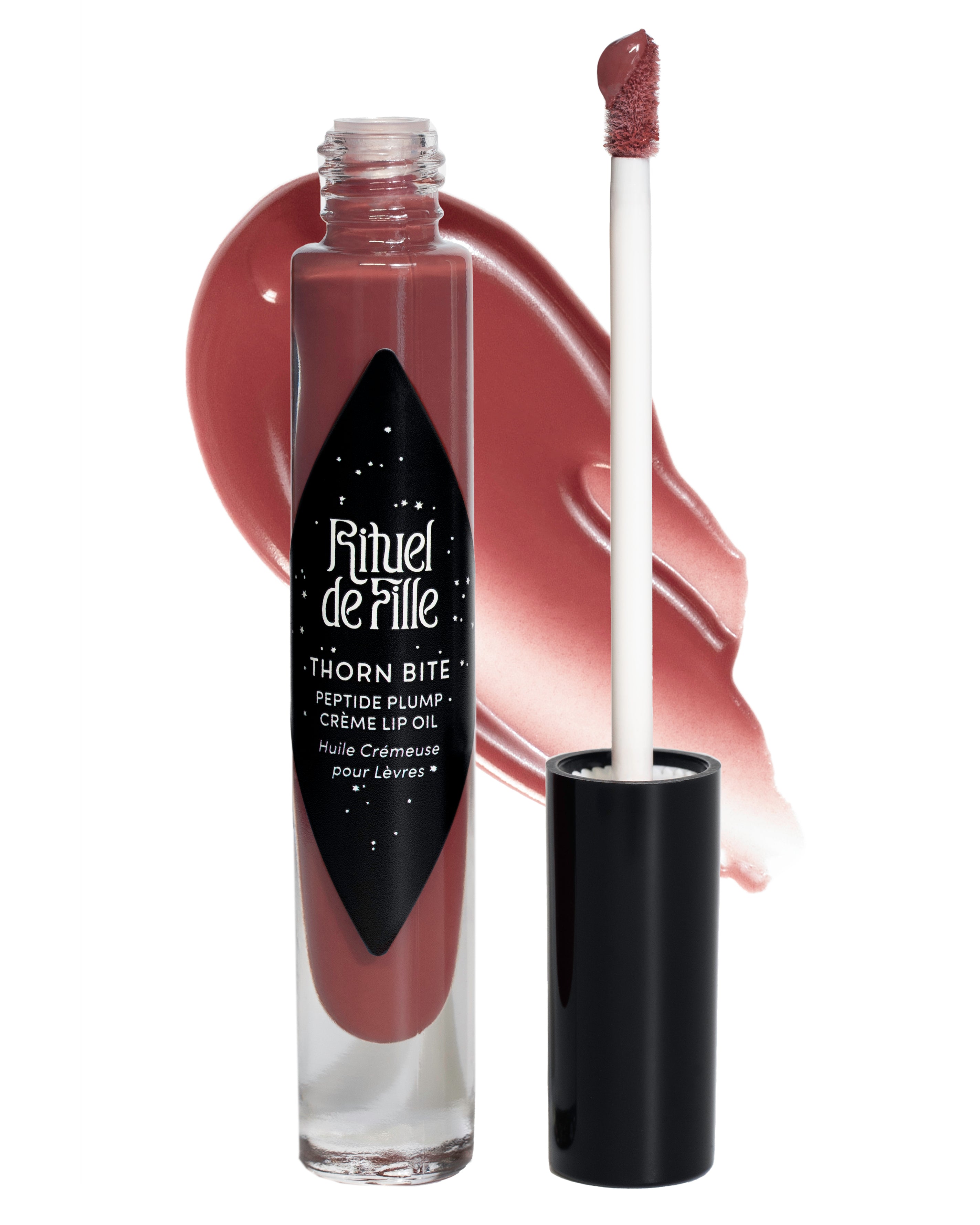 Thorn Bite Peptide Plump Crème Lip Oil: Rose Crush