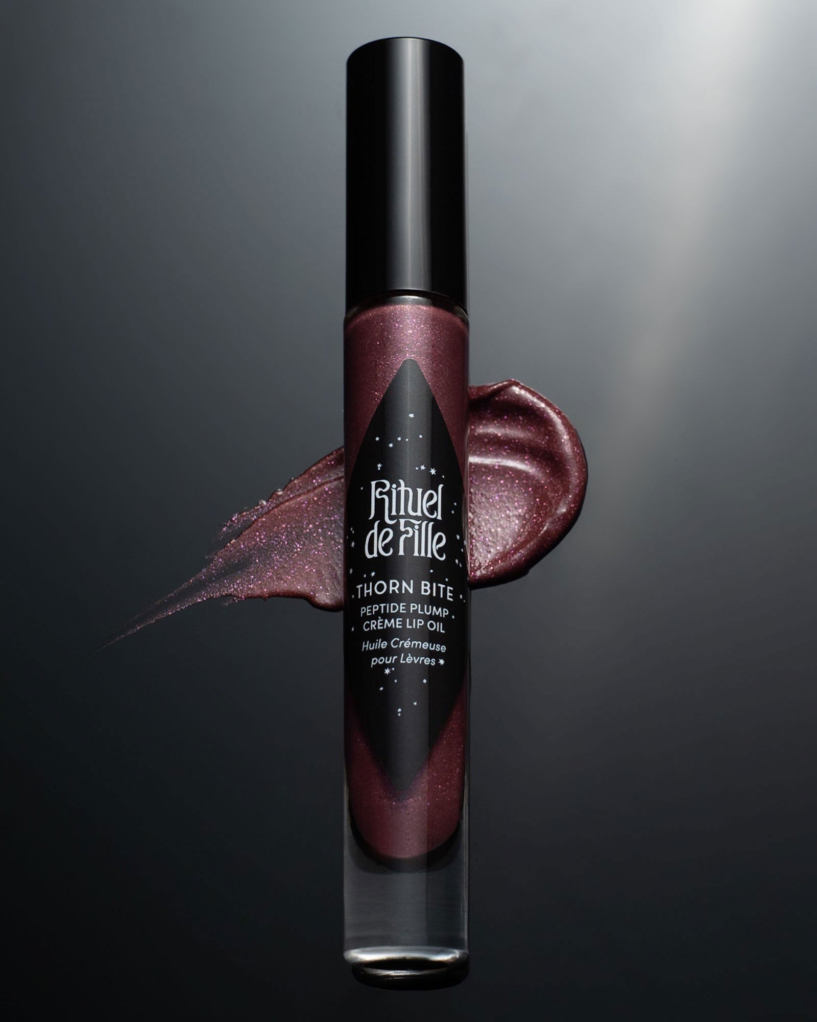 Thorn Bite Peptide Plump Crème Lip Oil: Night Rose - Rituel de Fille